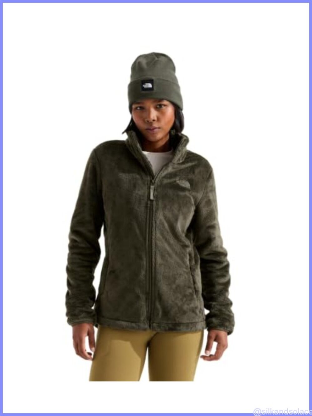 North Face Osito Full Zip Fleece Jacket Medium
